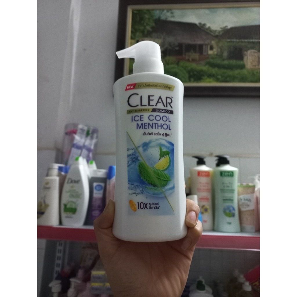 Dầu gội đầu Clear Bạc Hà Thái Lan 400ml