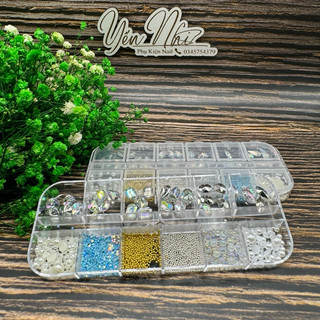 Khay đá nhân tạo mix trang trí móng