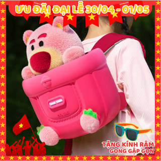 Ba lô trẻ em hình gấu dâu tây, chuột mickey, chuột minnie disney dễ thương cho bé chính hãng koool