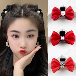 Kẹp Tóc Càng Cua Nơ Nhung, kẹp tóc mái nhung