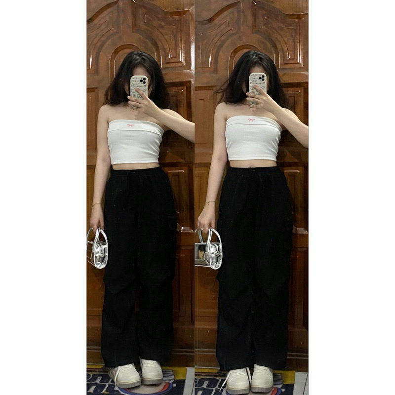 Áo Ống Croptop Quây Ngang Không Mút Ngực Ôm Bođy Basic - TUBE TOP | BigBuy360 - bigbuy360.vn
