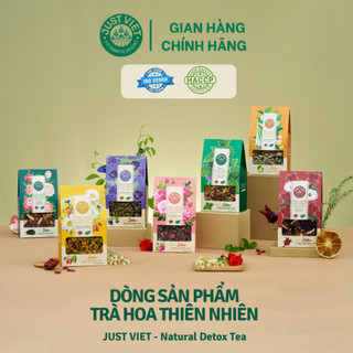 Trà detox dưỡng nhan thiên nhiên, quà tặng cao cấp just viet