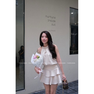 set lụa yếm hai màu