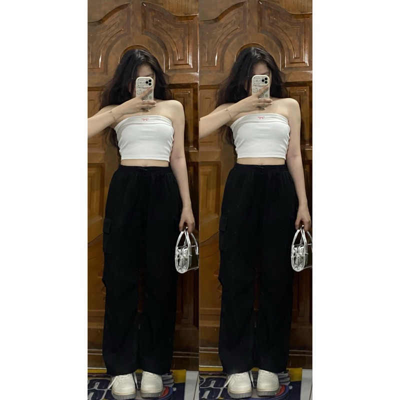 Áo Ống Croptop Quây Ngang Không Mút Ngực Ôm Bođy Basic - TUBE TOP | BigBuy360 - bigbuy360.vn