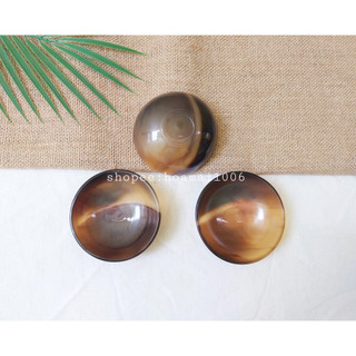 Chén đựng nước chấm, trộn mặt nạ làm từ sừng bò, sừng trâu, chén trộn bột đắp mask