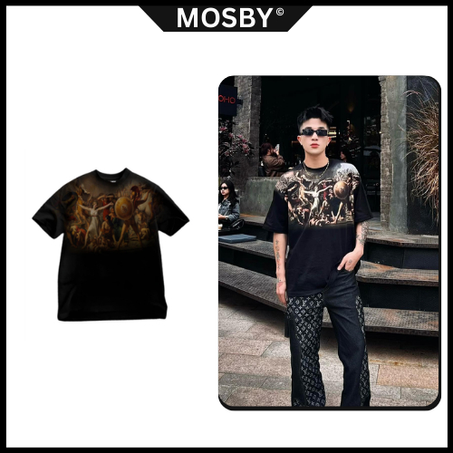 Áo Phông Tay Lỡ MB Drank - Áo Phông Unisex - Áo Thun nam nữ form rộng oversize cao cấp by MOSBY OFFICIAL