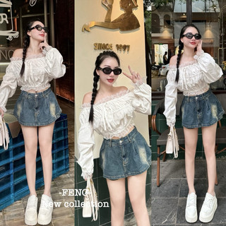 Áo chun ren siêu xinh qcl1