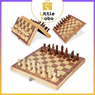 Bộ cờ vua nam châm bàn gỗ loại cao cấp đồ chơi trí tuệ thể thao boardgame cờ quốc tế trẻ em