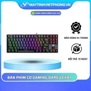 BÀN PHÍM CƠ DAREU EK87 MULTI-LED BLACK 