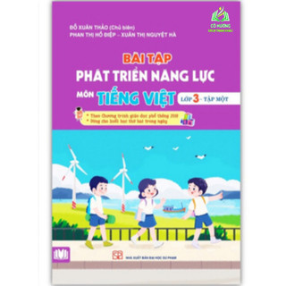 Sách - Bài tập phát triển năng lực môn Tiếng Việt lớp 3 - Tập 1 ( theo Chương trình GDPT 2018) Cánh Diều