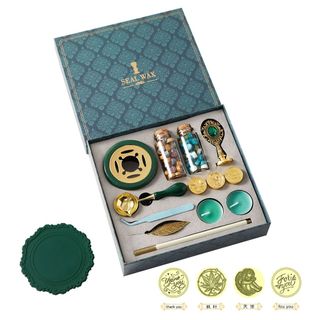💥Bộ quà tặng bếp đun sáp niêm phong vintage đầy đủ mẫu mới