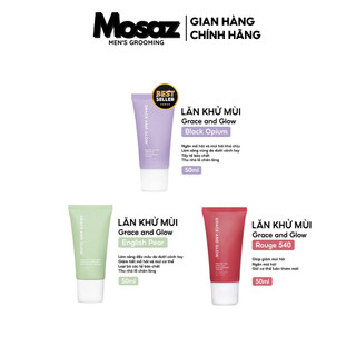 Lăn khử mùi Grace & Glow Black Opium, English Pear, Rouge 540 Deodorant Serum sáng da ngăn ngừa mồ hôi 50ml