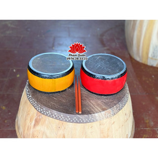trống khẩu hát chèo, trống khẩu hát văn (đk 20cm cao 10cm)