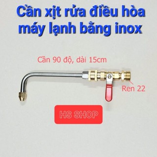 Cần Xịt Rửa Điều Hòa Máy Lạnh - Bép Xịt Rửa Máy Lạnh Điều Hòa 45 ,90 , 120 độ bằng inox  ( KHÔNG CHỈNH TIA)