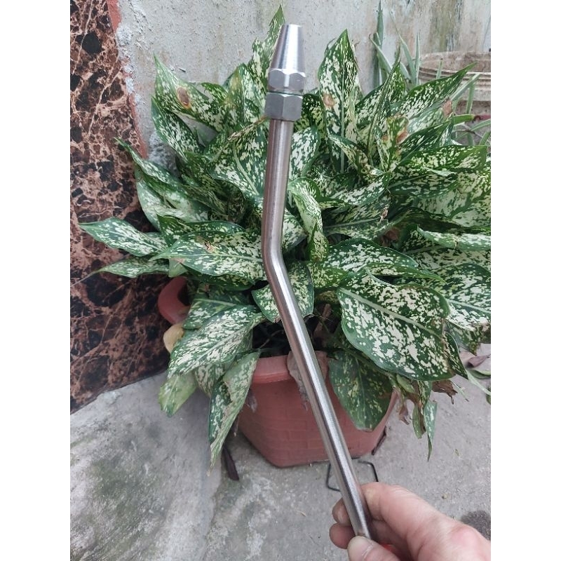 Cần xịt xe - Cần xịt rửa xe dài 60cm Coong 120 độ bằng inox