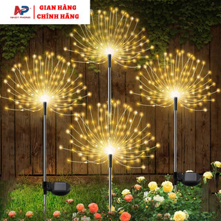  Đèn năng lượng mặt trời NP NHẬT PHONG loại pháo hoa hình bồ công anh 150led,240 led trang trí lối đi bờ rào sân vườn 