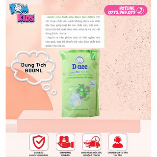 Nước rửa bình sữa dnee thái lan 600ml
