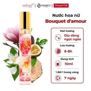 Nước hoa nữ ADOPT' Bouquet D'Amour EDP 10ml chính hãng Pháp hương thơm dịu dàng ngọt thanh lưu hương 6-8 giờ
