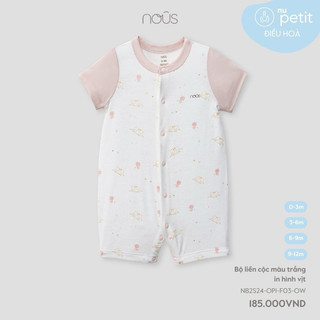  bộ quần áo body cộc tay chất petit cho bé 3-10kg nhiều màu sắc