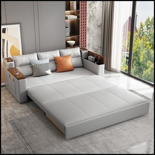 Sofa giường thông minh có loa bluetooth, cổng sạc usb, giường ngủ kiêm ghế sofa phòng khách