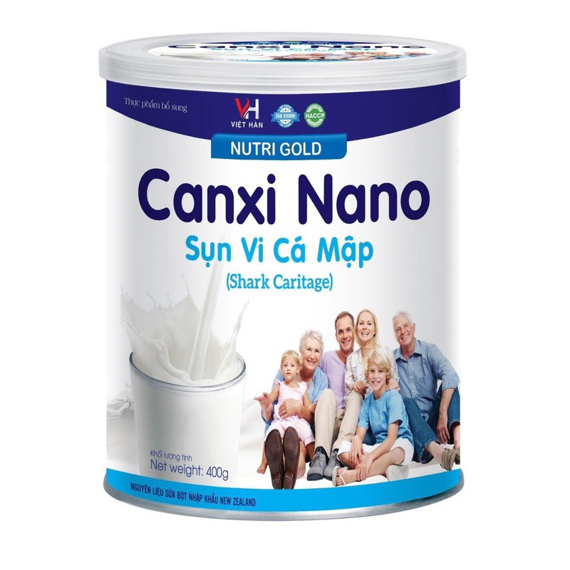 SỮA BỘT CANXI NANO SỤN VI CÁ MẬP 400g