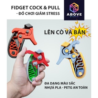 Fidget Cock and Pull Đồ chơi giảm căng thẳng stress, đồ chơi in 3D, giảm căng thẳng