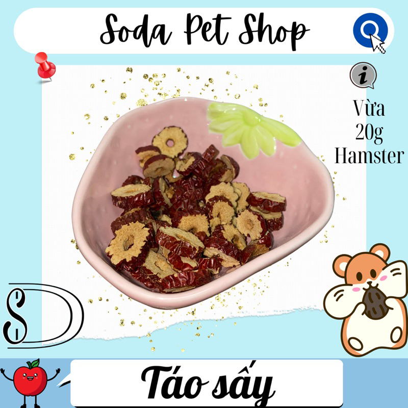 Táo Sấy Cho Hamster