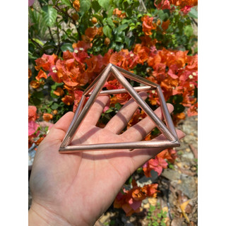 Kim Tự Tháp đồng đỏ 10cm
