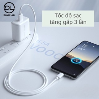 Bộ Củ và Dây Cáp Sạc Nhanh Oppo Vooc 20w 65W, có báo sạc Super Vooc dùng cho Oppo/Realme/Reno /Reno 3/ Reno 4/Reno 5
