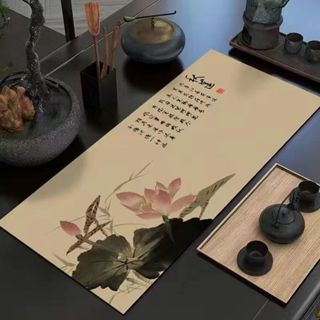 (CAO SU MỀM) Thảm Trải Bàn Ăn, Thảm Trà Thảm Lót Ly Cốc Chịu Nhiệt Chống Dầu Phong Cách Bắc Âu