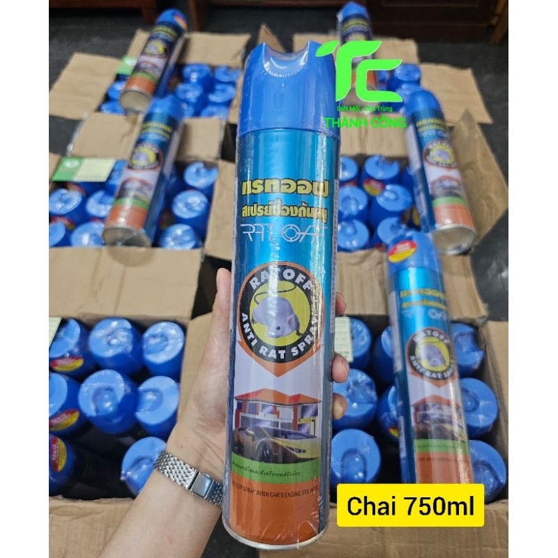 Xịt đuổi chuột Thái Lan chai 750ml