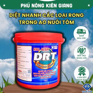 Diệt rong ao tôm, giảm tảo độc - kill algae drt - xô 3kg