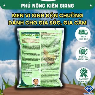 Men vi sinh lót chuồng, giảm mùi hôi phân - balasa no1 1kg