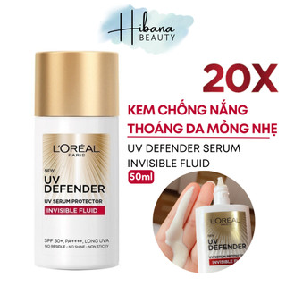 Kem chống nắng l'oreal paris x20 thoáng da mỏng nhẹ 50ml
