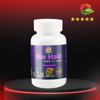 Men vi sinh Bio Haki xử lý nước cho bể cá, hồ thủy sinh, phân hủy chất thải hữu cơ chai 25g