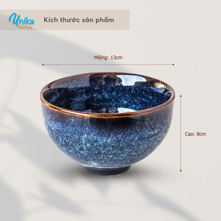 Bát Cơm Kiểu Nhật D13 - Bát Cúp Cơm - Chén Ăn Cơm Kiểu Nhật - Gốm Sứ Cao Cấp Bát Tràng