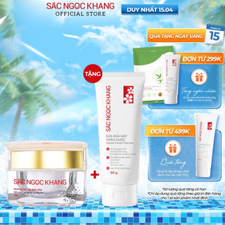 Kem Dưỡng Da Ban Đêm Sắc Ngọc Khang 30g chiết suất từ thiên nhiên giúp dưỡng ẩm, ngăn ngừa lão hóa & mờ nám sạm tàn nhan
