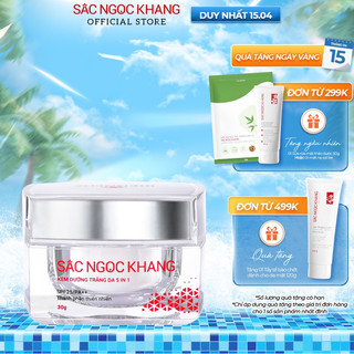 Kem Dưỡng Trắng Da Ban Ngày Sắc Ngọc Khang 5 trong 1 30g