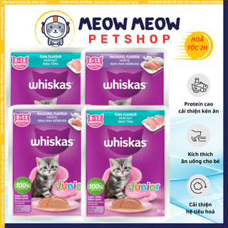 Pate cho mèo con whiskas kitten túi 80gr. pate dinh dưỡng cho mèo.