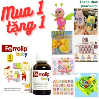 [Tích điểm +tặng quà]  Siro vitamin Ferrolip Baby 30ml vị đào thơm ngon, bổ sung sắt cho bé - Thanh Thảo Pharmacy