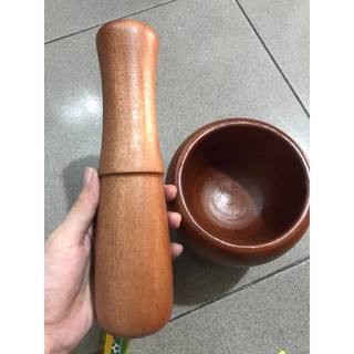 Bộ cối và chày bằng gỗ(Có bán chày lẻ)
