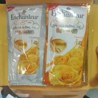 Combo 2 gói dầu gội + 2 gói dầu xả Enchanteur 6gr