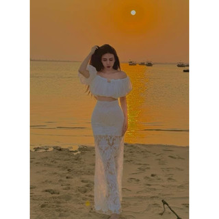 Set váy ren trễ vai 𝐀𝐒𝐇𝐘𝐋𝐄𝐘