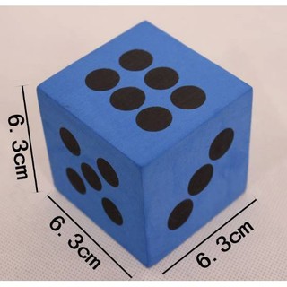 Xúc sắc xốp 6.3cm - Giáo cụ dạy học đồ dùng dạy học
