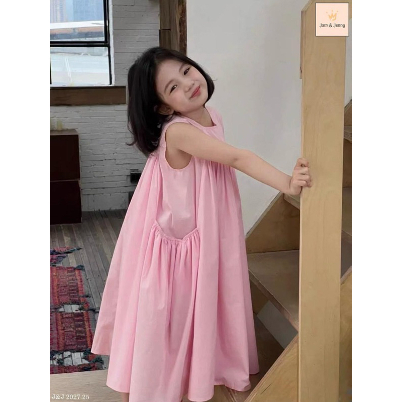 Váy sát nách hồng babydoll J&J