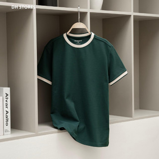 Áo thun nam cổ tròn vải Cotton Pique dày dặn, mềm mịn, trẻ trung