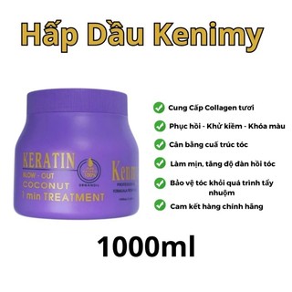 Hấp dầu kemnimy hương sửa dừa siêu thơm , mượt tóc 1000ml