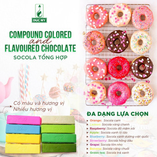 1kg sô cô la đủ màu cacao chocolate colatta compound nhập khẩu indonesia