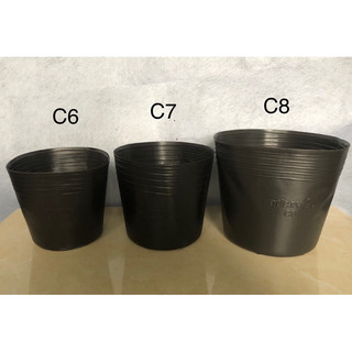 Combo 50/ combo 20 cái chậu trồng cây dày dẻo c6- c7-c8