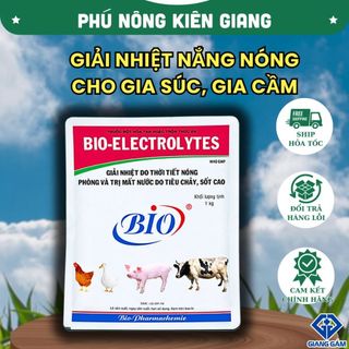 Bio electrolytes 100g - điện giải, bù nước gia súc, gia cầm